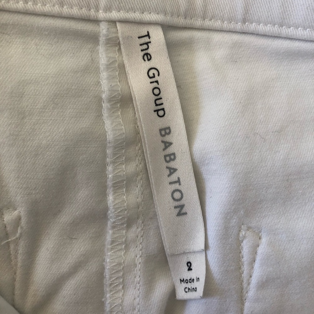 Babaton White Preppy Shorts